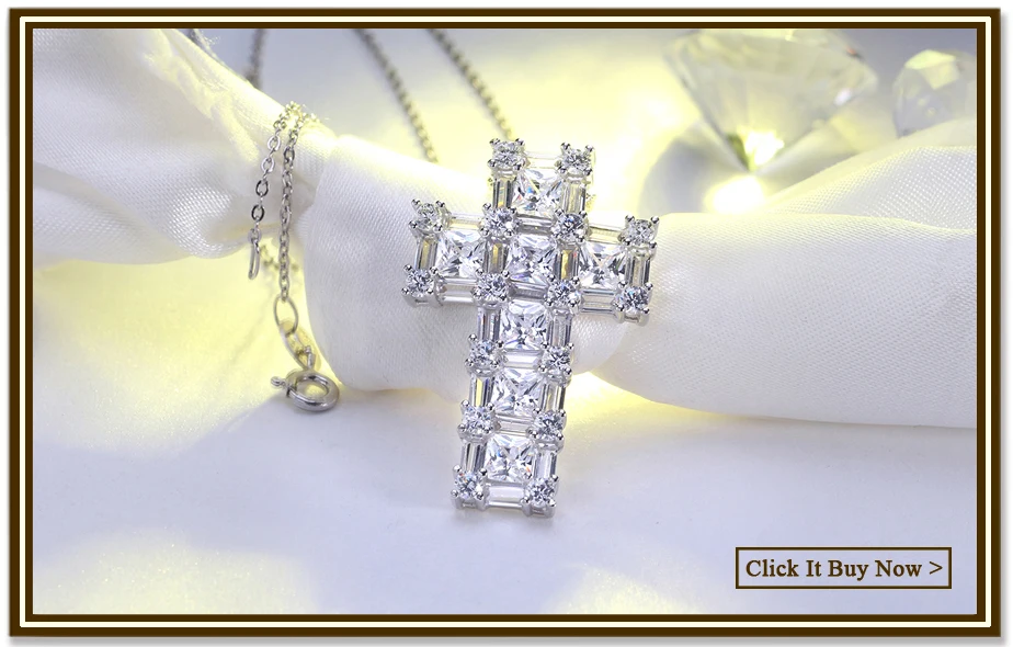 ORSA JEWELS, циркониевые серьги, чистое Стерлинговое Серебро для женщин/мужчин, настоящая 925 пробы, серебряные серьги-капли с крестиком, модное ювелирное изделие, SE37