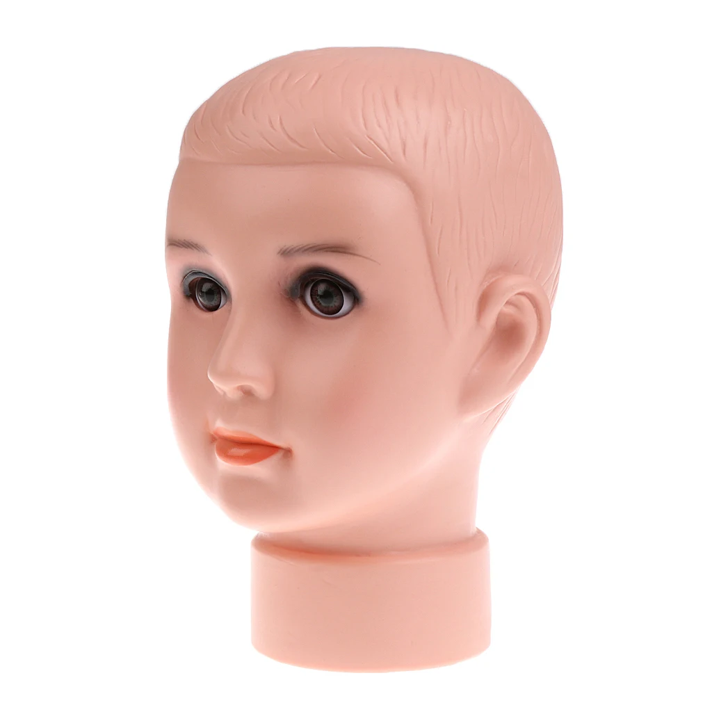 

Baby Mannequin Head Model Stand Mannequin Manikin Wig Glasses Display Holder