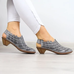 New High Heels Women Shoes Fashion Plus Size Woman Shoes Spring Autumn Classics Casual Shoes Slip-on Low Heels Gladiator Pumps