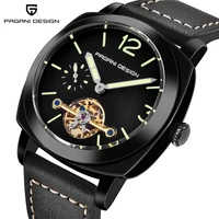 pagani design top brand mens automatic mechanical watches luminous leather fashion casual waterproof watch relogio dropshipping
