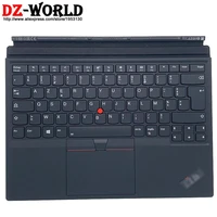 new original fr french base portable backlit thin keyboard with backlit for lenovo thinkpad x1 tablet 3rd gen 3 01aw841