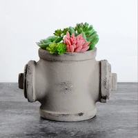 silicone flower pot mold for succulent plants concrete planter mould handmade craft garden decorating tools