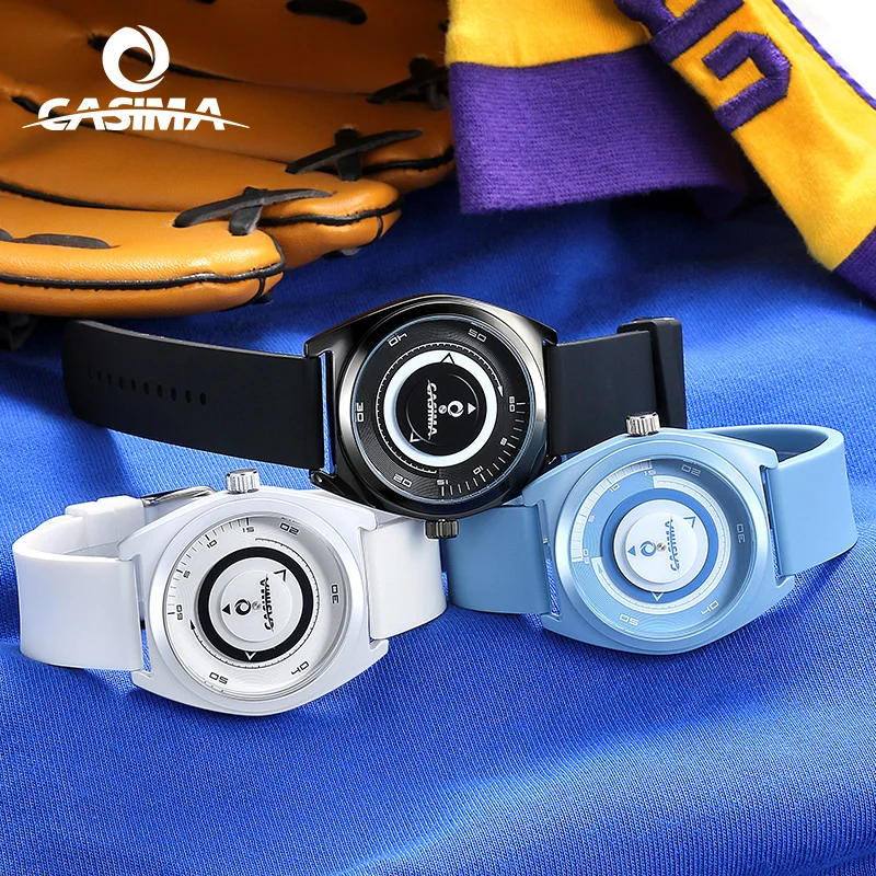 CASIMA Luxury Brand Watches Men Fashion Classic Sport Mens Quartz Wrist Watch Silicone Band Waterproof # CS2105