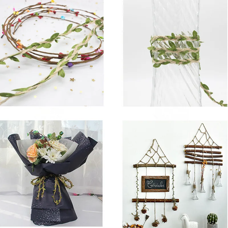 Искусственные цветы 100 см виноград Рождественский Декор для дома и свадьбы