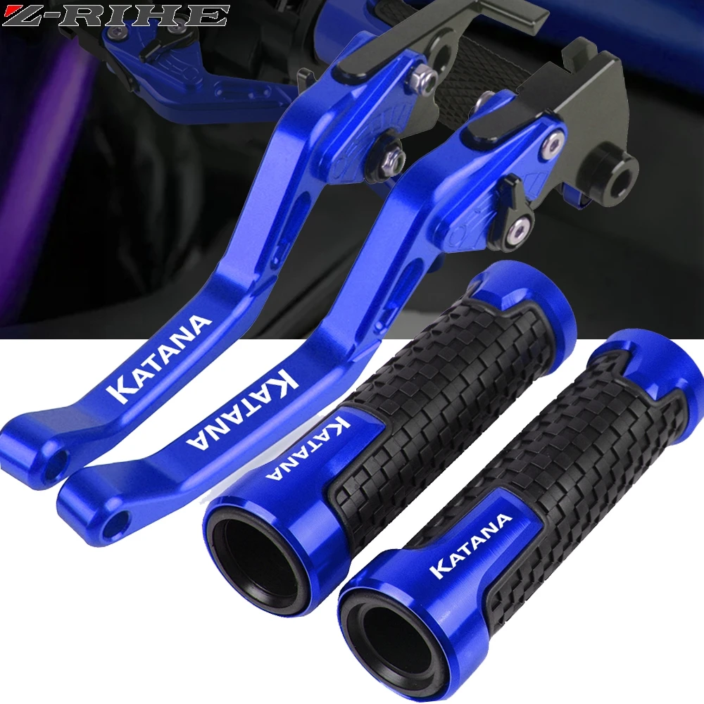 

Motorcycle Brake Clutch Levers Handlebar grip Handle For Suzuki GSX600/ 750 KATANA 1998 1999 2000 2001 2002 2003 2004 2005-2007