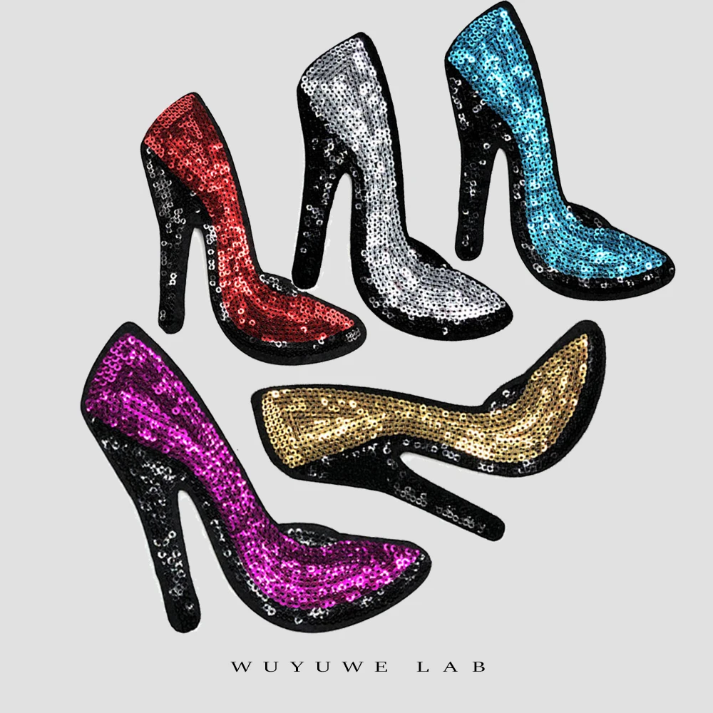 2 пары красные блестки аппликация для обуви | Дом и сад