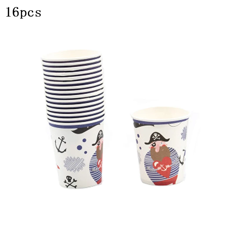 Buccaneer тематическая вечеринка искусственная коробка для попкорна набор