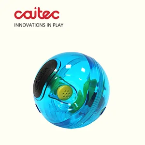 Игрушки для собак CAITEC, забавный Дозирующий мяч для лечения, Забавный звук, твердый мяч, долговечные игрушки для животных для прикорма и жевания, игрушки для домашних животных, защита от укусов
