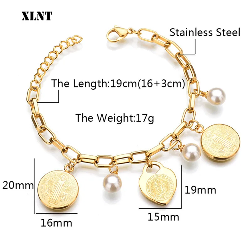 XLNT бусина в форме сердца девственница искусственный жемчуг день Святого