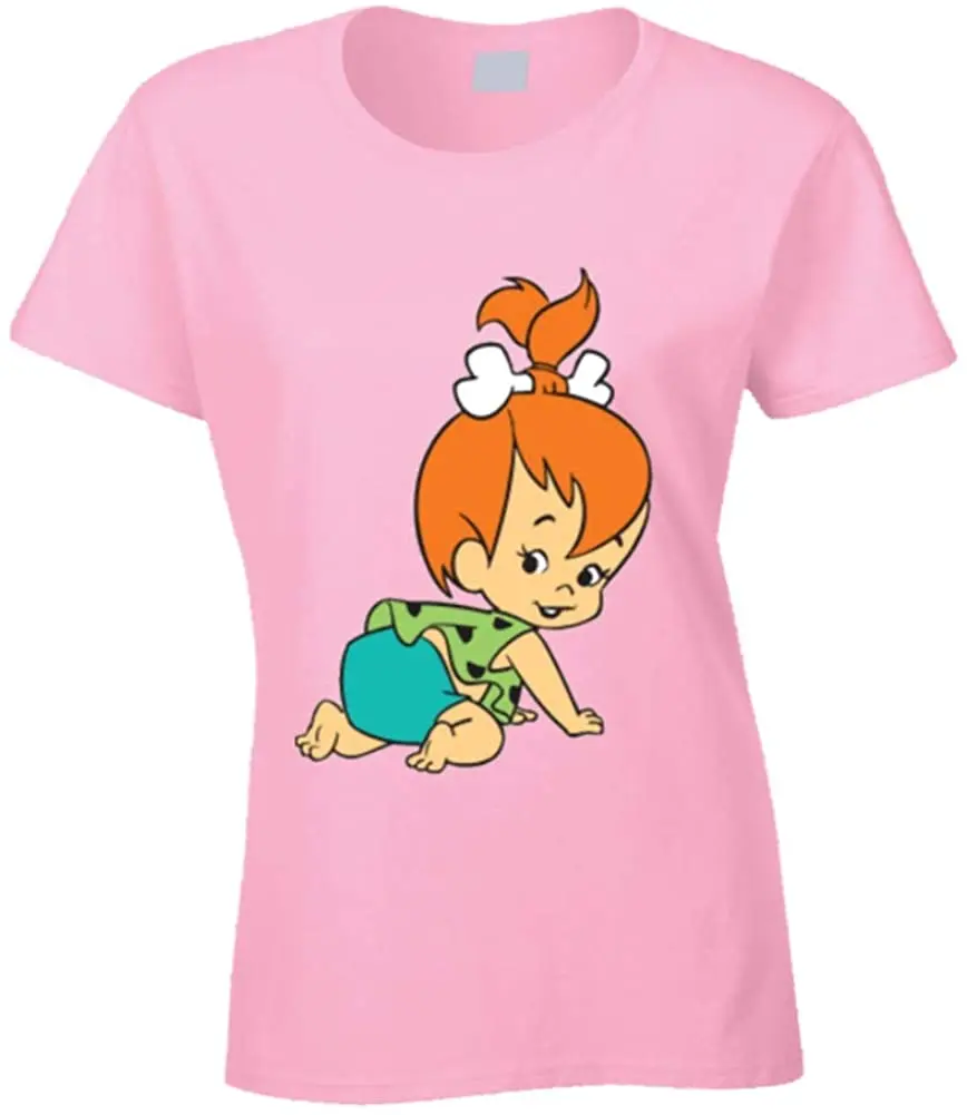 

Pebbles Flintstone T Shirt New Arrivals Harajuku Tee Summer 2020 Breathable All Cotton Short Sleeve Tshirt