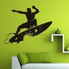 Surfer доска для серфинга Экстремальные виды спорта виниловая наклейка на стену доска для серфинга хобби домашний декор подвижные обои росписи 2CL29