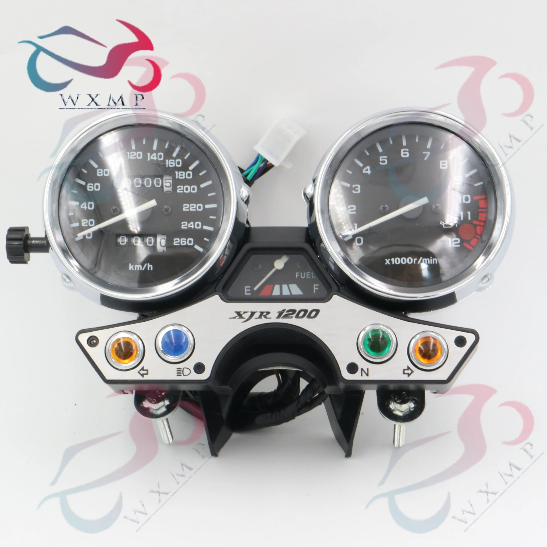 

260km/h Motorcycle Speedometer Kilometer Instrument Gauges Odometer Tachometer For XJR 1200 94-98
