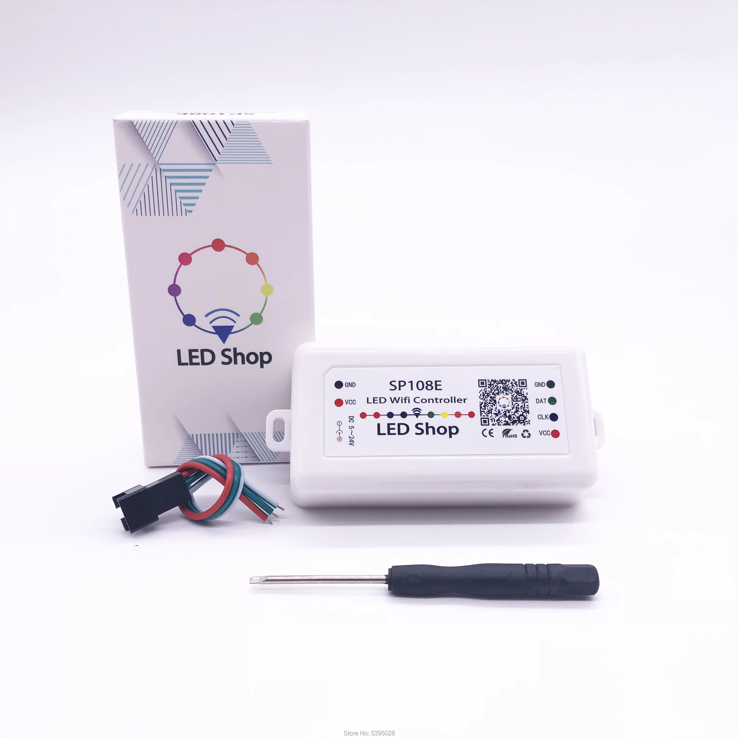 WIFI APP controller SP108E is commonly used in WS2812BWS2811SK6812 DMX512 Led Strip pixel lamp RGB/RGBW dc5v-24v