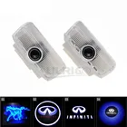 2 шт. светодиодный светодиодсветильник автомобильные проекторы логотипов для дверей Infiniti fx35 fx37 f50 g35 g37 qx56 qx60 q50 ex35