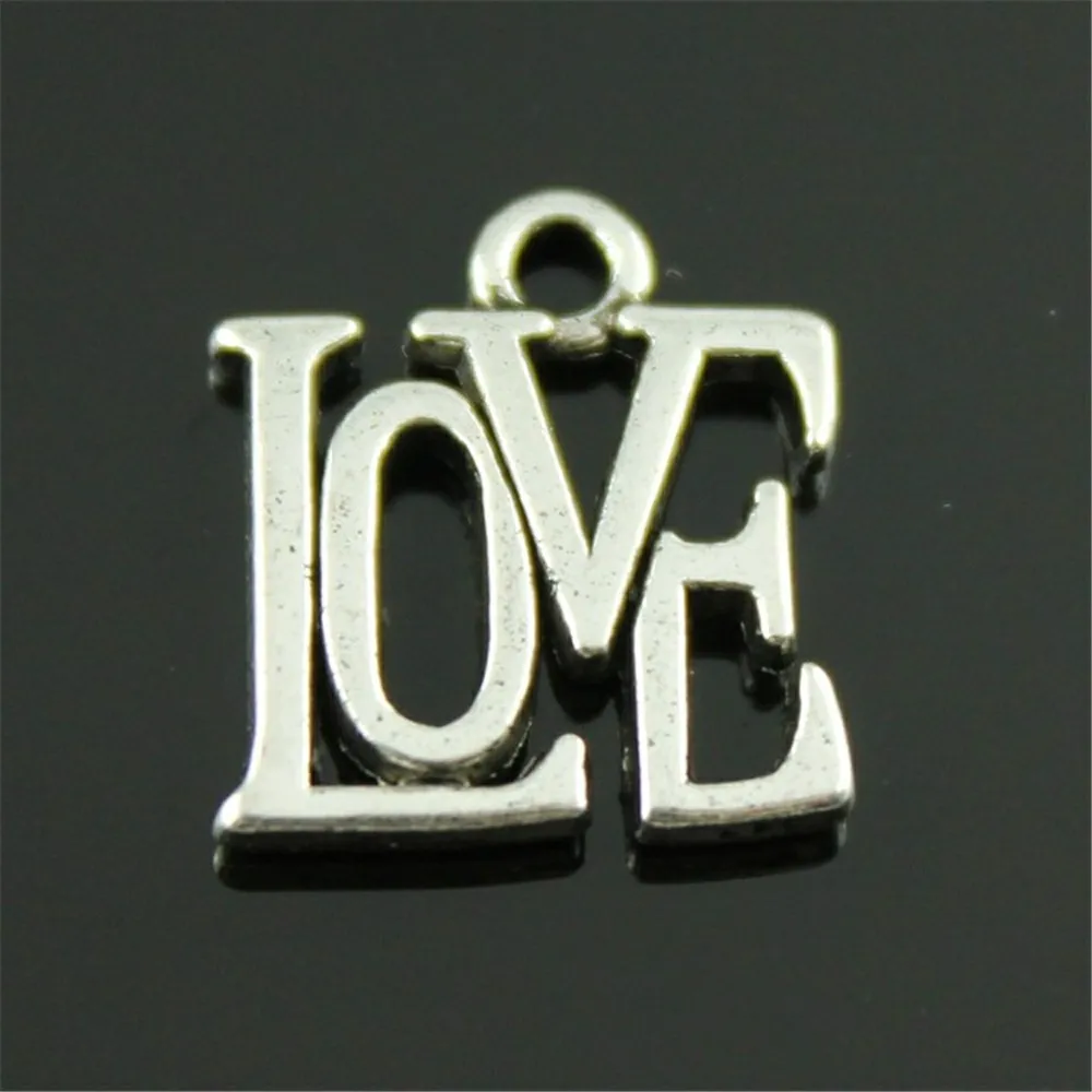 

20pcs 3 Colors Love Word Charms DIY Word Love Charms Love Word Charm 13x15mm
