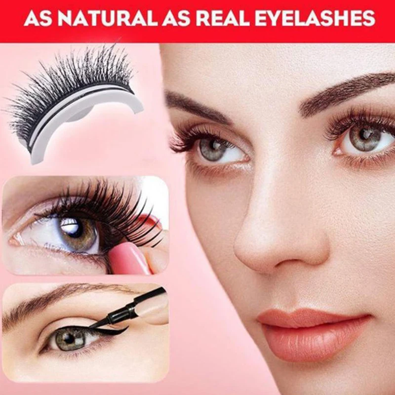 

1 пара, многоразовые самоклеящиеся ресницы