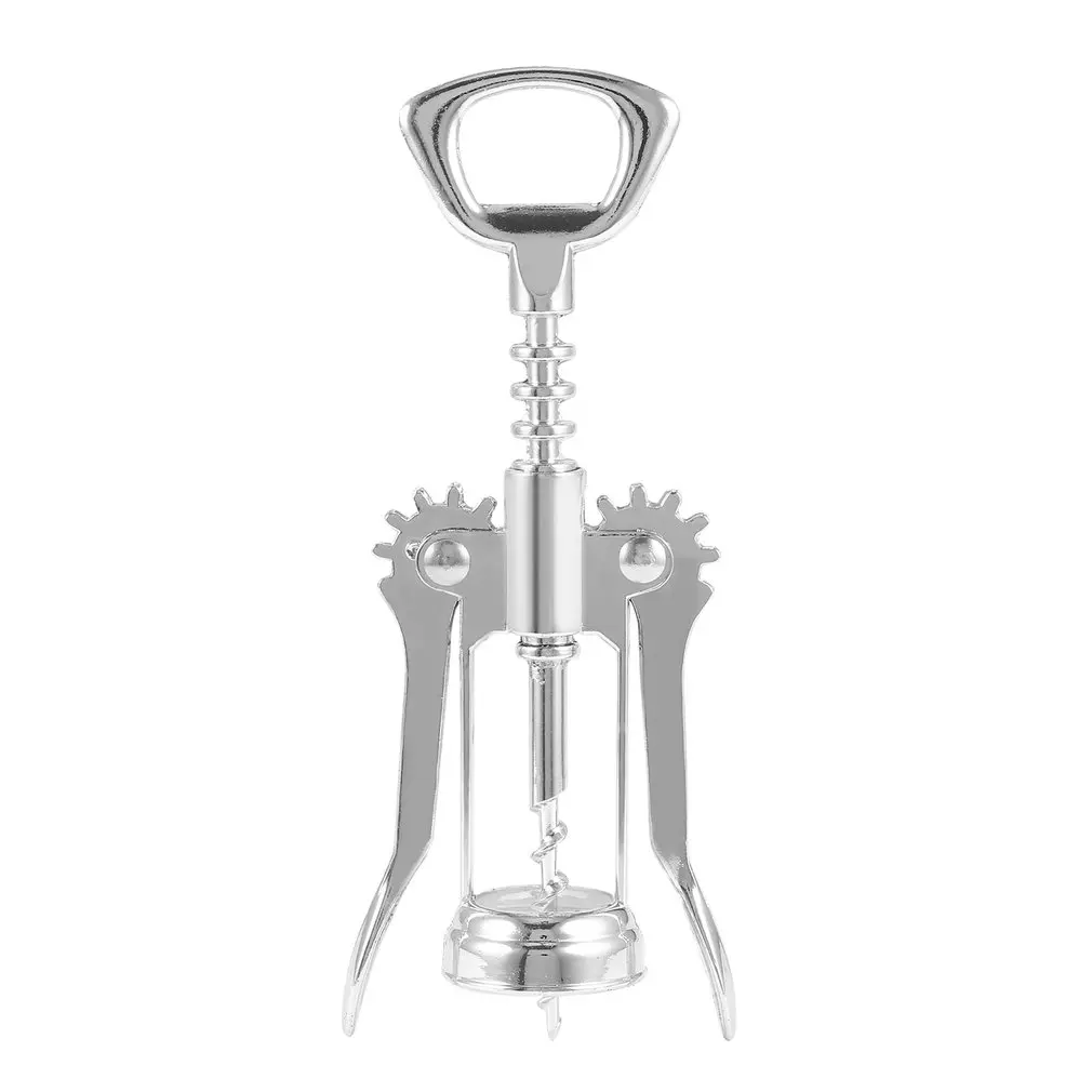 

1Pc Stainless Steel Bottle Opener Waiter Metal Wine Corkscrew Bottle Handle Opener Corkscrews 16 x 5.5 x3.5cm