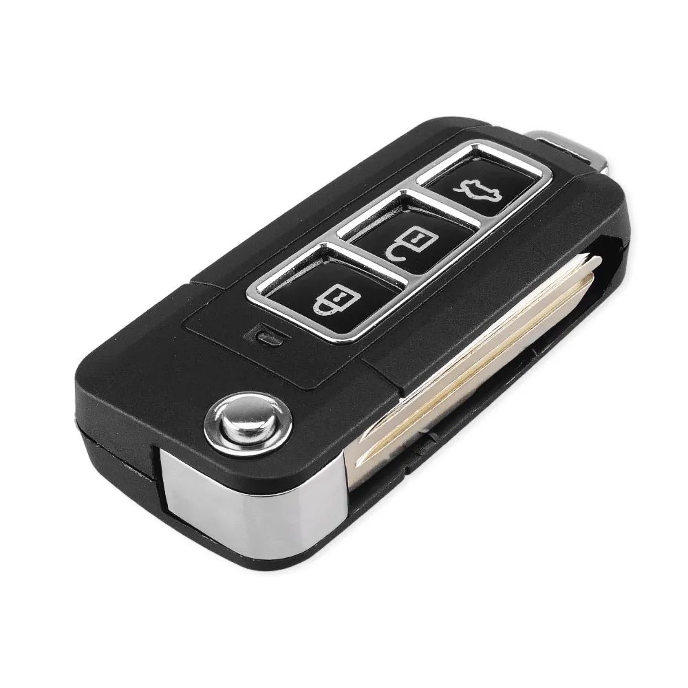 KEYYOU Uncut Blade 3 кнопки откидная оболочка ключа дистанционного управления для Kia Cerato