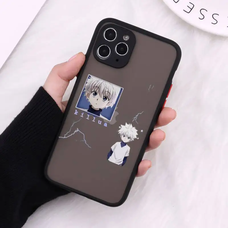 

Hunter x Hunter anime JAPAN Phone Cases matte transparent For black iPhone 7 8 x xs xr 11 12 pro plus max mini Clear Funda
