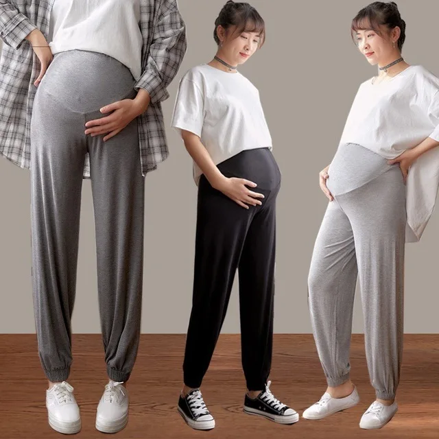 

Maternity Clothes Maternity Pants Autumn Bloomers Nine Points Loose Casual Leggings Pregnant Women's Harem Pants Thin