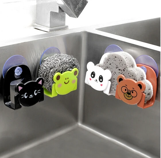 

Sponge Storage Rack Basket Wash Cloth/Toilet Soap Shelf Organizer Kitchen Gadgets Accessories Supplies