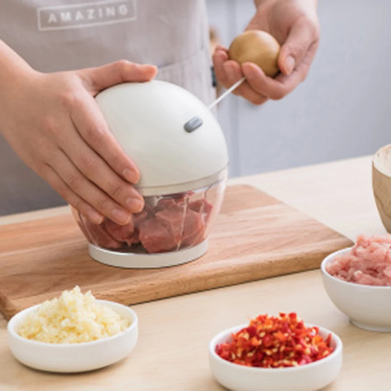 Multifunction Hand Pull Vegetable Fruit Twist Shredder Manual Meat Grinder Chopper Garlic Cutter | Дом и сад