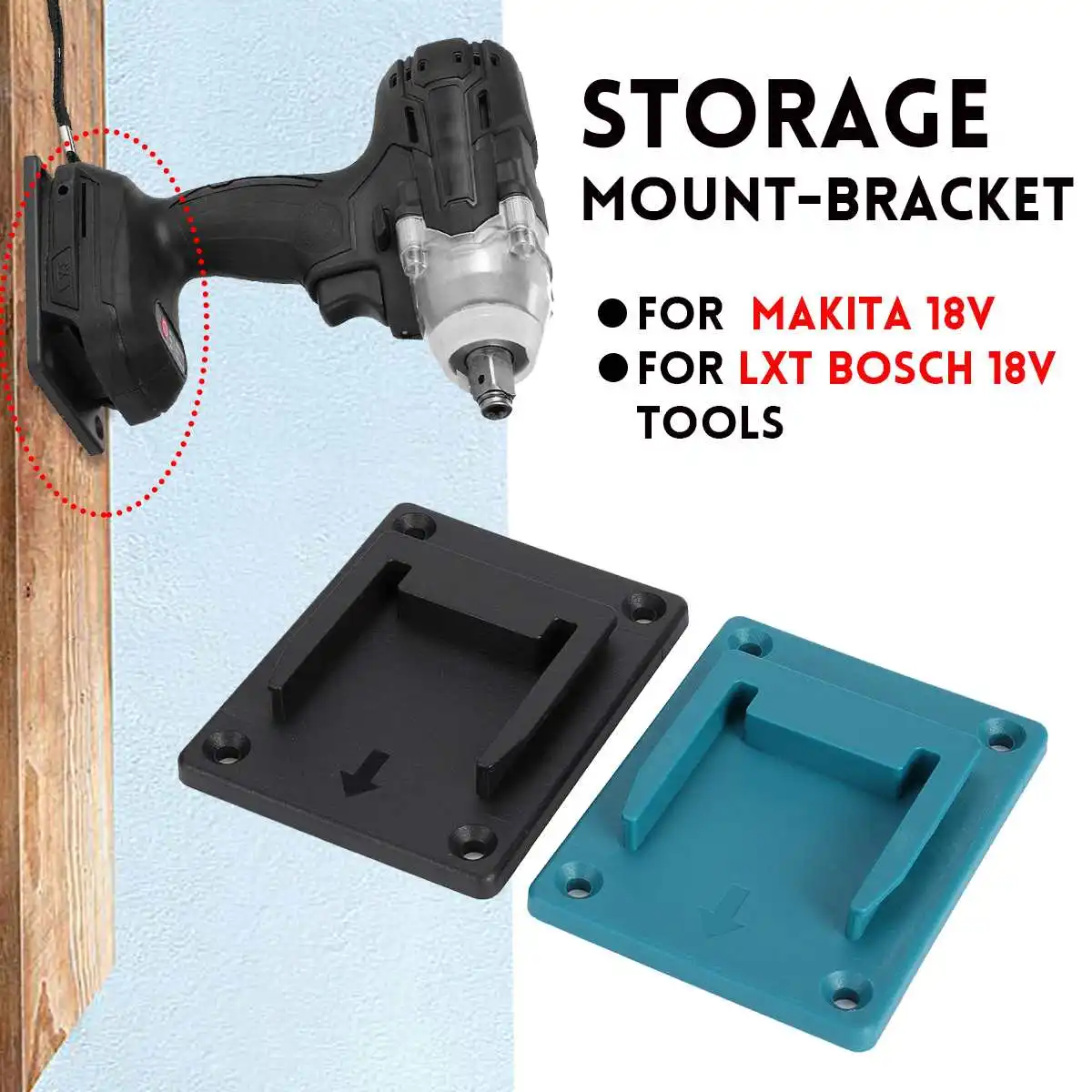 1 шт. настенный держатель для инструментов Makita 18 В/LXT Bosch в