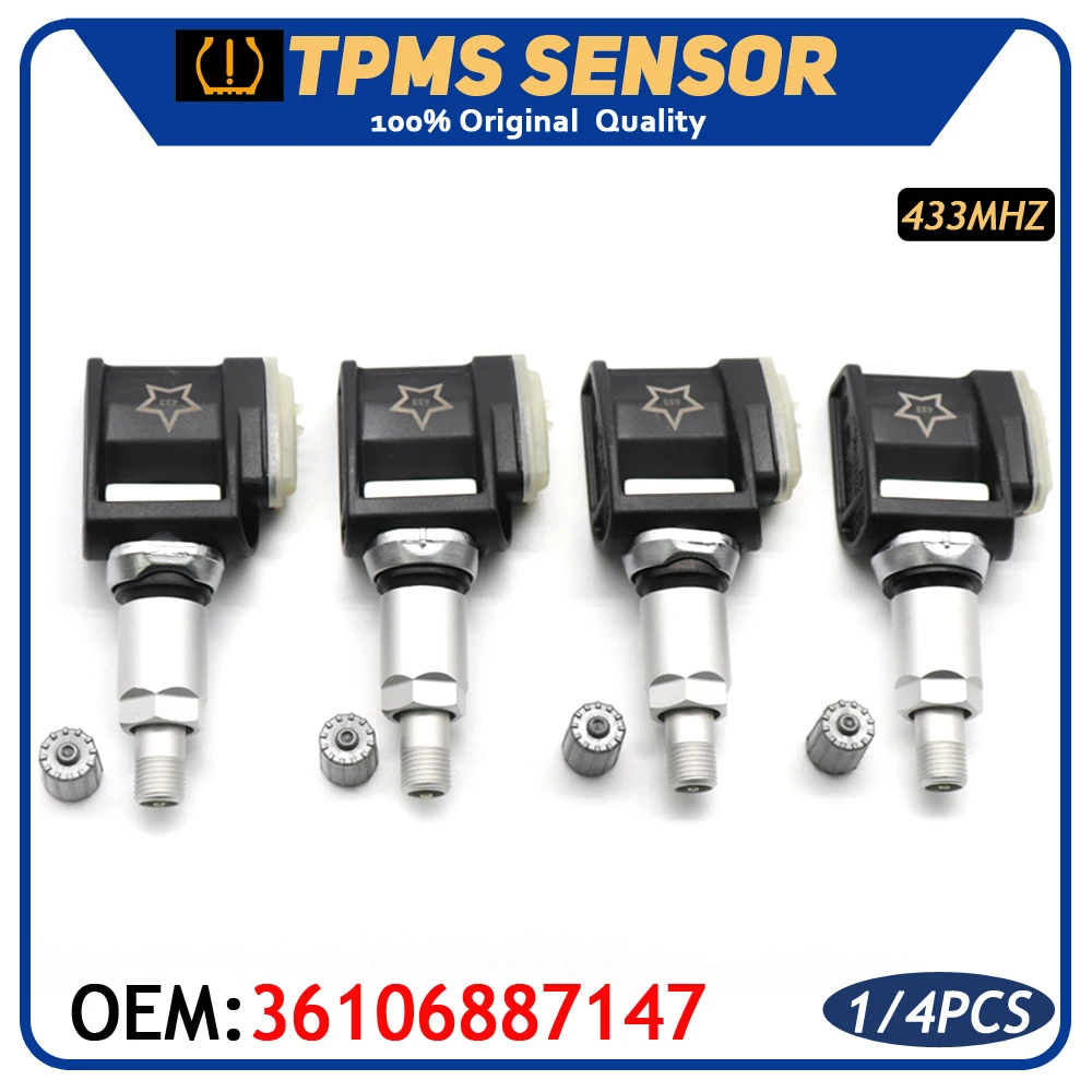

Автомобильный датчик давления в шинах TPMS 36106887147 для BMW 5 6 7 8 X3 X4 X5 X7 Для ROOL ROYCE Phantom Cullinan 2001-2019 433 МГц