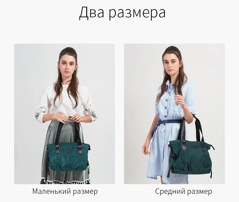 Fouvor Для женщин оксфорды Сумки из натуральной кожи нейлон Большой Ёмкость Дамская Женская обувь для путешествий Сумки-холсты в Корейском стиле поездка Повседневное сумка 2532-04