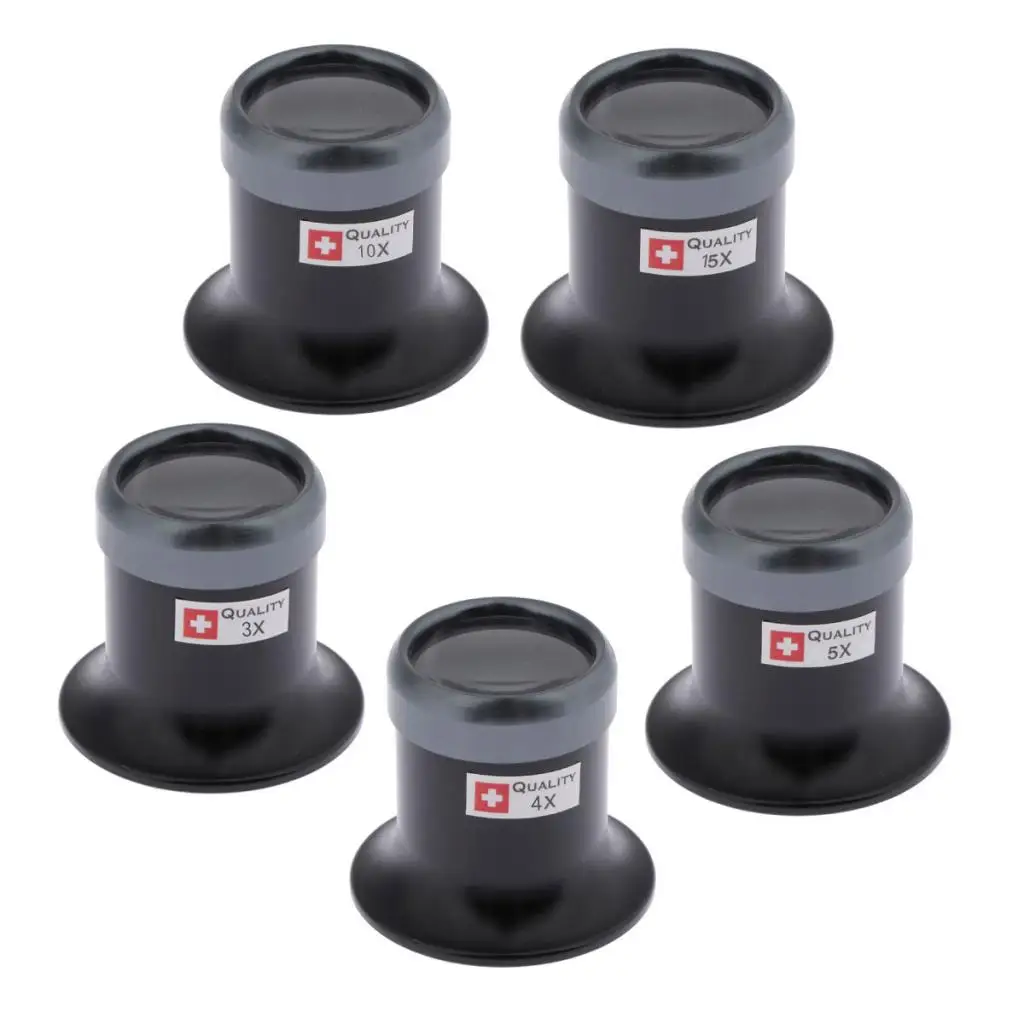 

Jewelers Loupe Magnifier - Metal Magnifying Eye Loop Best for Jewelry, Diamonds, Gem, Coins, Engravings and More