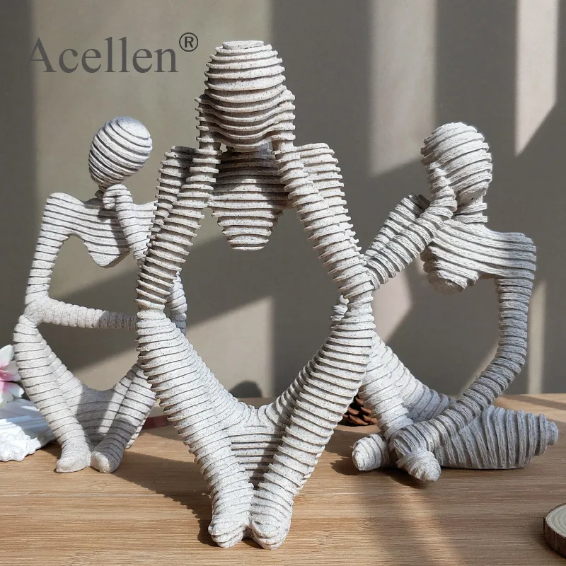 Абстрактная Статуэтка из смолы статуэтка для офиса украшения дома аксессуары