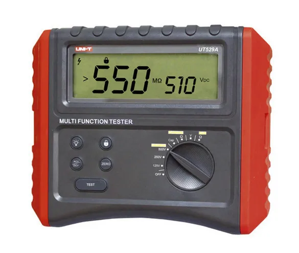 

HOT Sale! UNI-T UT529A Digital Earth Tester Resistance Current Voltage Frequency Tester,Fast Shipping