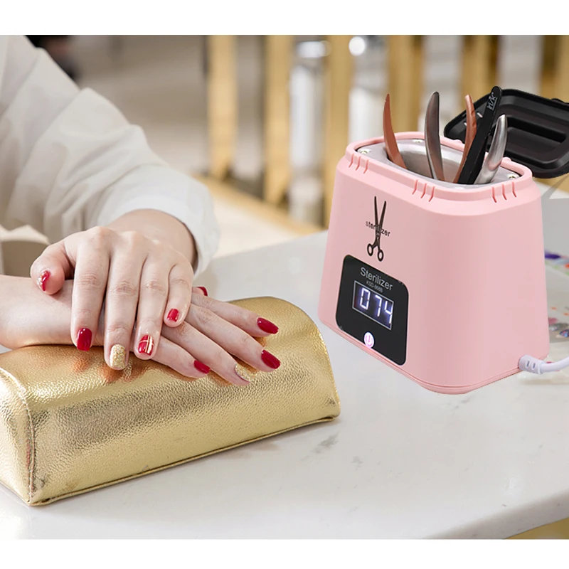 

Nail Sterilizer For High Temperature Dry Heat Sterilization High Temperature Disinfection Box For Manicure Salon Equipment Nails