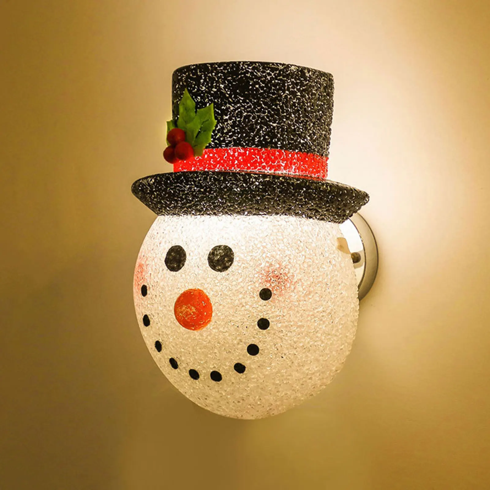 

Snowman Christmas Porch Light Covers - Flexible Holiday Light Covers, Weather-Resistant No Tools or Installation Required