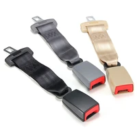 universal 30cm 12inch car seat seatbelt safety belt extender extension 2 1cm buckle black gray beige fits most vehicles