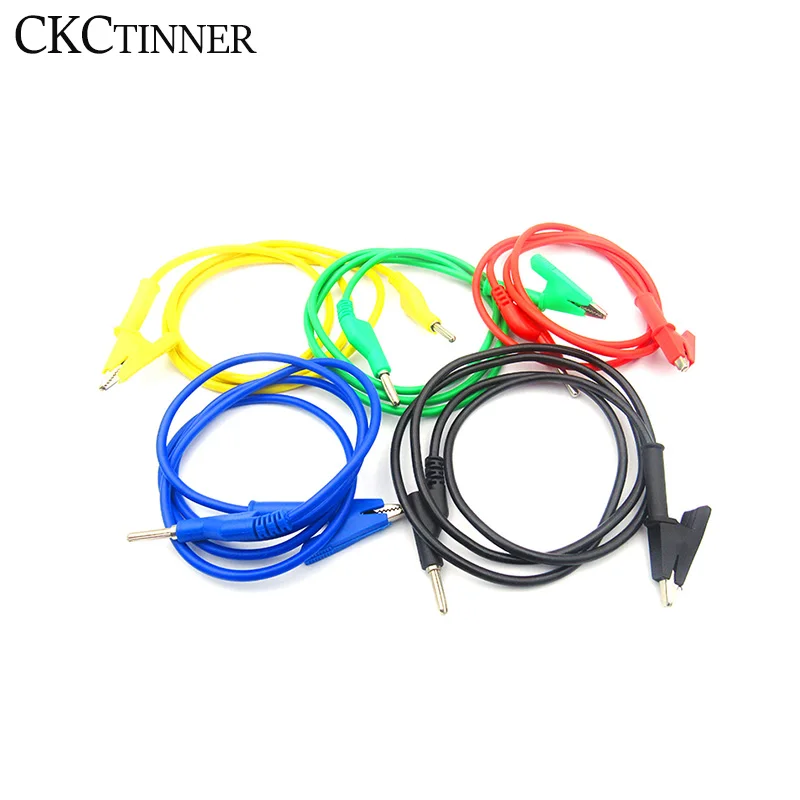 1 шт./лот 5 видов цветов зажимы для аллигатора абсолютно новые двойные тестовая