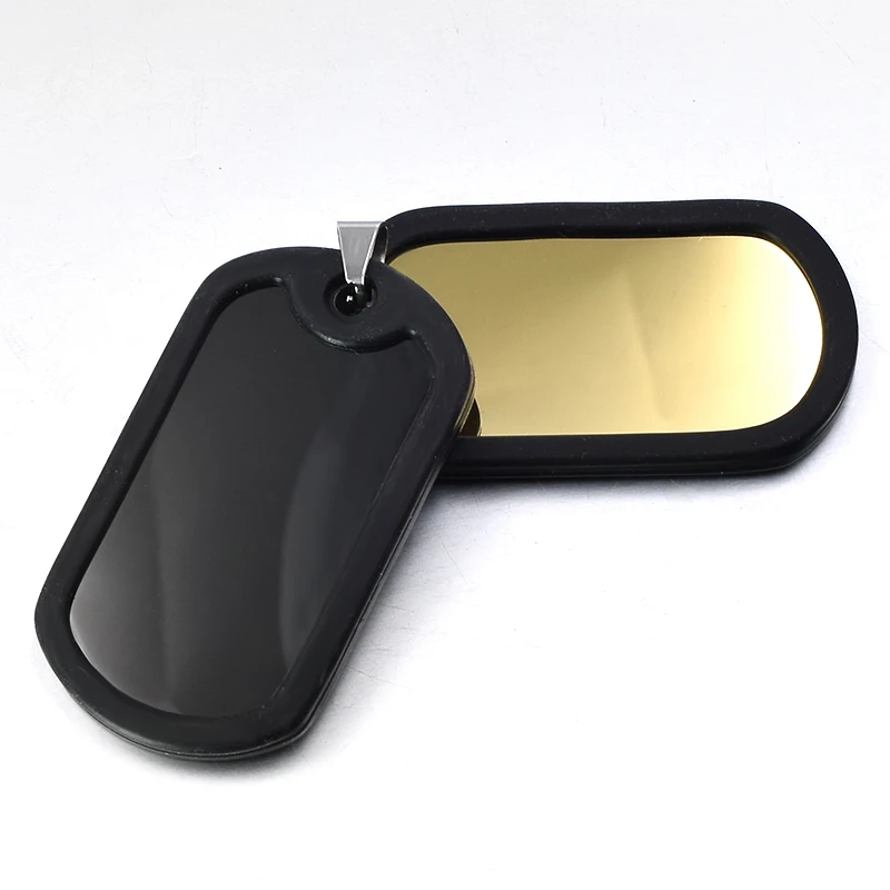 Мужская подвеска CHIMDOU из нержавеющей стали с гладкой металлической вставкой |