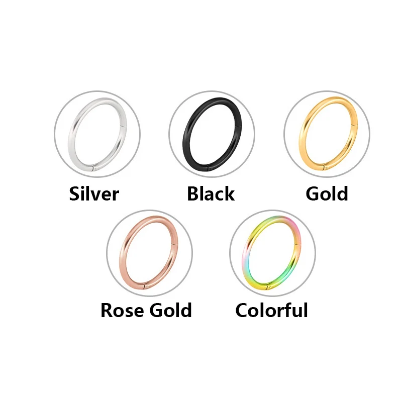 Серьги-кольца женские из титановой стали простые маленькие круглые мини-кольца с