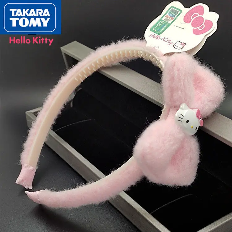 

TAKARA TOMY Cute Cartoon Hello Kitty Accessories Simple Children's Creative Sweet Hair Accessories Headband