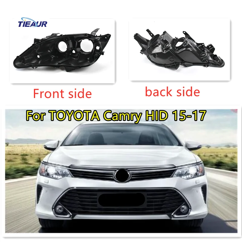 4 двери автомобильные аксессуары для TOYOTA Camry HID 15 17 корпус передней фары Сменное