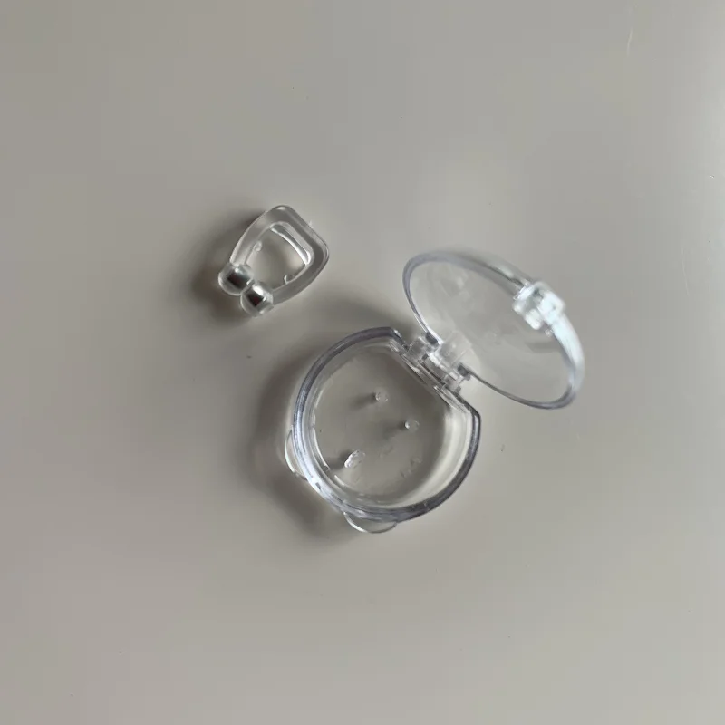 Силиконовая Магнитная заглушка для храпа устройство против зажим носа магнит