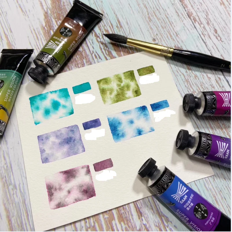 

Super Vision New 5 Colors Layered Watercolor Paint Sub package 1ML 5 color