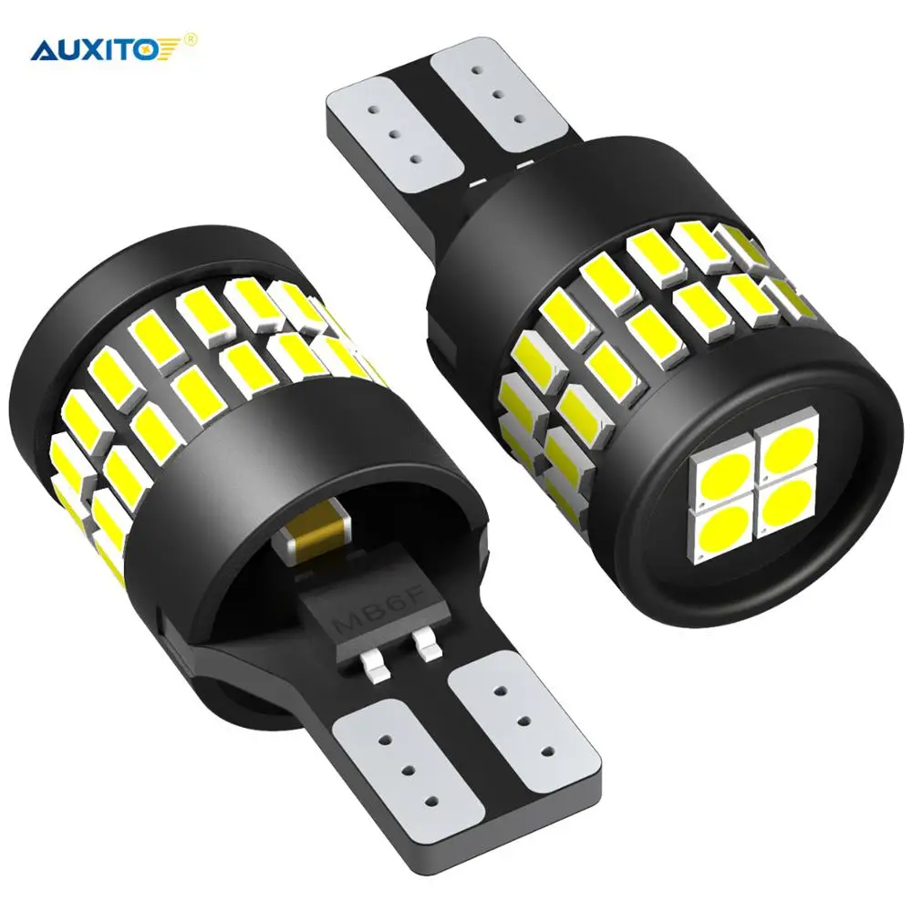 Автомобильная резервсветильник Светодиодная лампа AUXITO 2x T15 W6W Canbus без ошибок OBC 921
