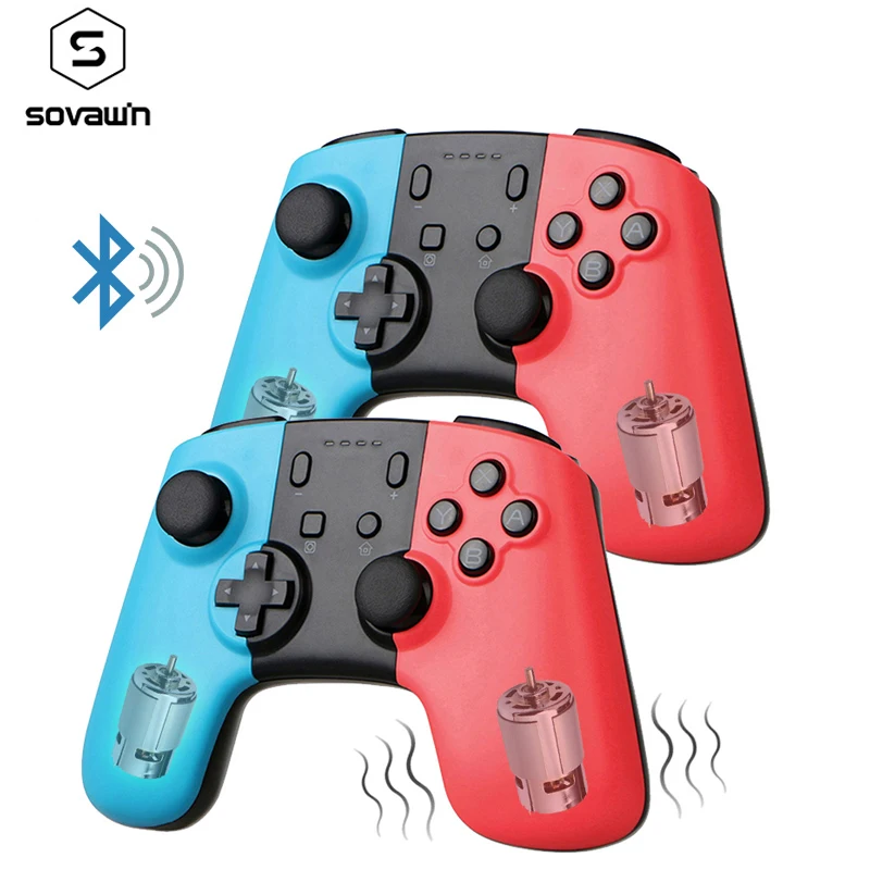 Беспроводной геймпад контроллер для nintendo Switch Bluetooth Вибрация пульт