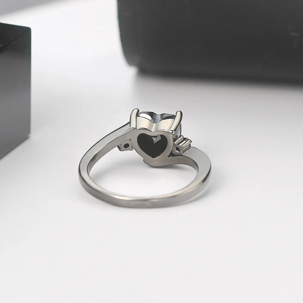 2021 Новый Романтический женские AAA циркон в форме сердца обручальное кольцо