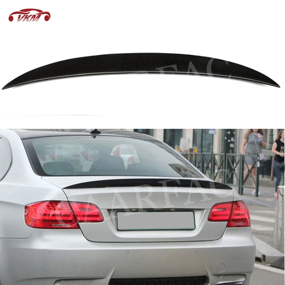 Углеродное волокно/FRP черный задний спойлер для BMW E92 3 серии M3/M Sport 328i 335i 2006-2012 Boot