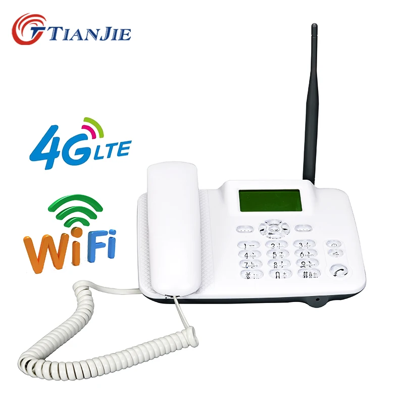 TIANJIE W101L 4G wifi роутер GSM телефон volte 4g стационарный wifi Горячая точка Настольный телефон стационарный телефон с сим-слотом