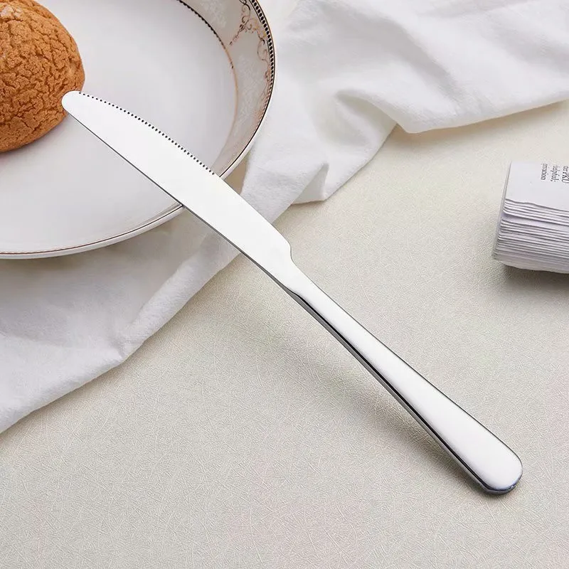 

Dinner Silver Steel Cutlery Set 20pcs Silverware Fork Knife Spoon Kitchen Tableware Fork Spoon Set Dinnerware Table Dinning Set