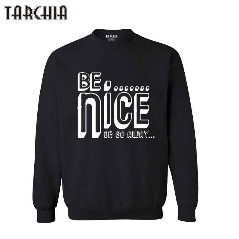 

Толстовка мужская TARCHIA, с надписью «Be Nice Man», винтажная, персонализированная, для мальчиков, 2021