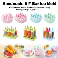 ice cream mold summer ice cream frozen ice cube ice tray making ice box popsicle box set popsicle popsicle kitchen gadgets